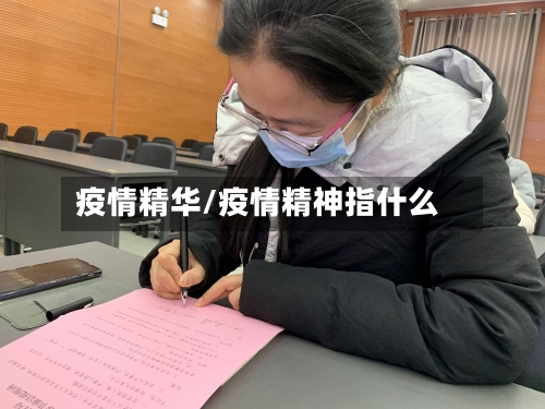 疫情精华/疫情精神指什么-第2张图片